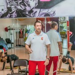 Фитнес-тренер Борис Лысенко проводит Booty-Pump Training в студии Grand Diamond