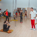 Фитнес-тренер Борис Лысенко проводит Booty-Pump Training в студии Grand Diamond